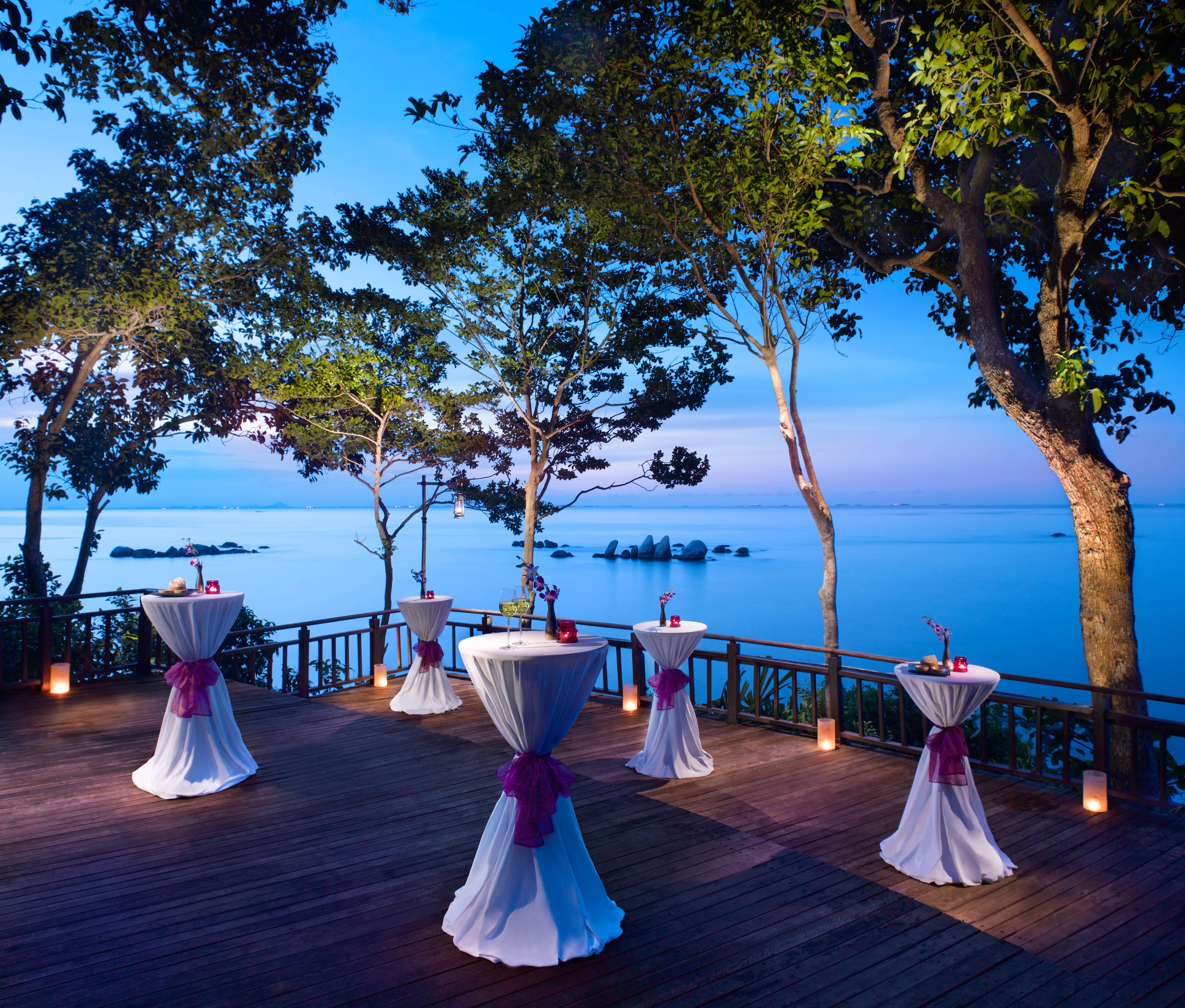 Banyan Tree Bintan Hotel Лагой Ресторант снимка